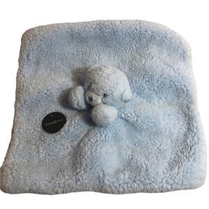 Ebba plush lovey security blanket. Blue Bear